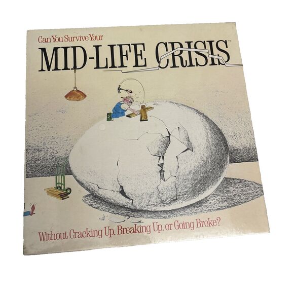 Vintage 1982 Mid-Life Crisis Adult Board Game BRAND NEW SEALED - Picture 1 of 8